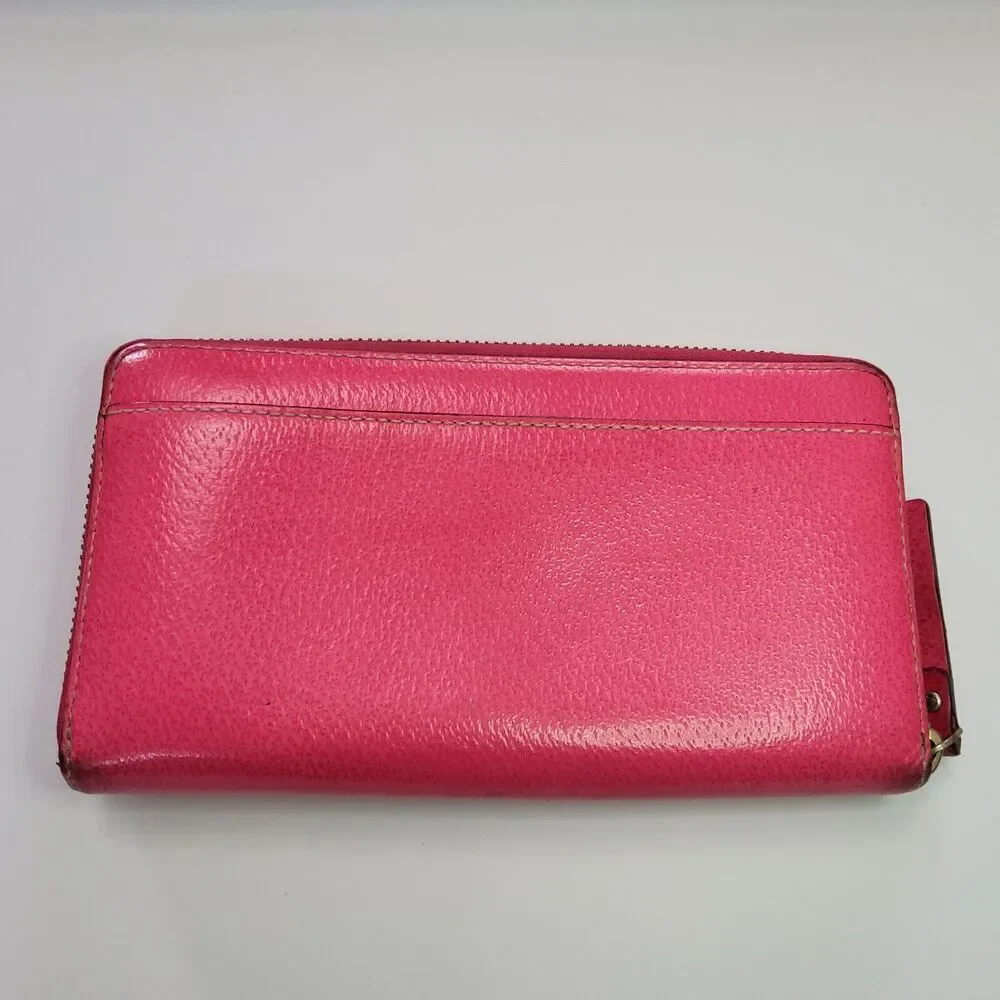 Kate Spade NY Zip Around Full Size Wallet Pink